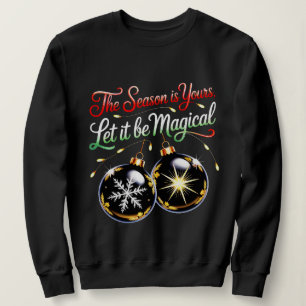 Weihnachtliches magisches Cozy-Festtags-Winter-Glo Sweatshirt