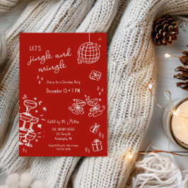 weihnachtliches Party-Jingle und mischen Ankündigung