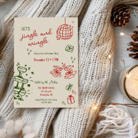 weihnachtliches Party-Jingle und mischen