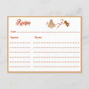 Weihnachtliches Plätzchentauschen Feiertagspostkarte