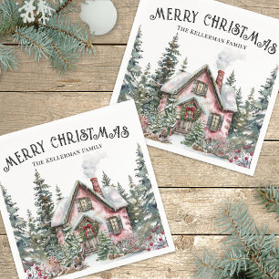 Weihnachtliches Winterfest Serviette