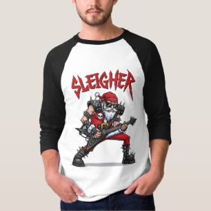 Weihnachts-3/4-Ärmel-Raglan-T-Shirt T-Shirt
