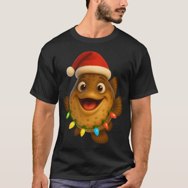 Weihnachts-Aalbrotfisch T-Shirt (Vorderseite)