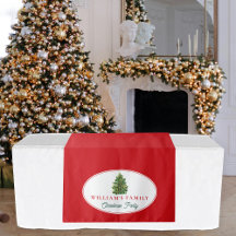 Weihnachts-Abendessen Party Buffet Tischläufer