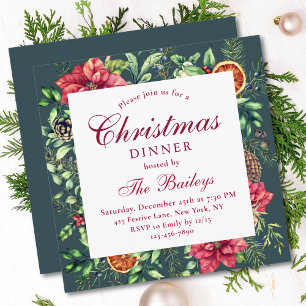 Weihnachts-Abendessen Weinkeller Urlaub Florenz Einladung