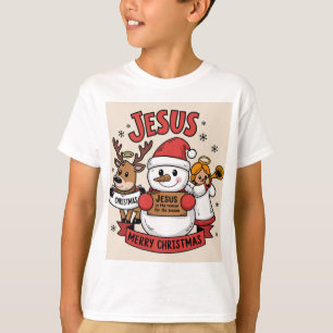 Weihnachts-Abenteuer: Snowman, Rentier T-Shirt