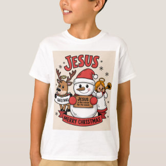 Weihnachts-Abenteuer: Snowman, Rentier T-Shirt