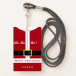Weihnachts-Abzeichen Ihr Name Weihnachtsmann-Gesch Ausweis<br><div class="desc">Frohe Weihnachts-Weihnachtsgeschenke - Wählen / Fügen Sie Ihren einzigartigen Abzeichen / Name / Farbe - Make Your Special Gift - Umformen und verschieben oder entfernen und fügen Sie Elemente / Text mit Anpassungs-Tool! Design von MIGNED. Bitte schauen Sie sich meine anderen Projekte an. Sie können meine Designs auch auf mehr...</div>