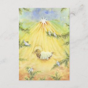 Weihnachts Adore Jesus Enclosure Cards Geschenkart Begleitkarte