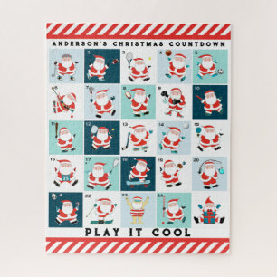 Weihnachts-Adventskalender für Sport Puzzle