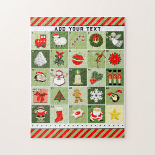 Weihnachts-Adventskalender Puzzle