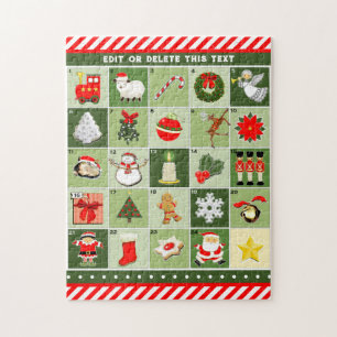Weihnachts-Adventskalender Puzzle