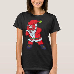 Weihnachts-Afrikanischer Santa Claus Griddy Danc T-Shirt