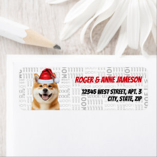 Weihnachts-Akita-Hunde-Feiertagsadresse