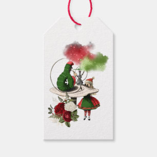 Weihnachts-Alice-im-Wunderland-Baby-Party Geschenkanhänger