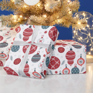 Weihnachts-altes Muster Wrapping Paper Geschenkpapier