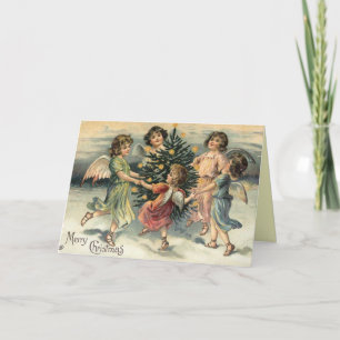 Weihnachts-Angel-Karte Feiertagskarte