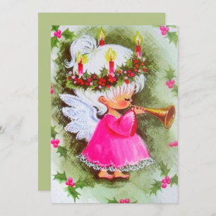 Weihnachts-Angel Musik Feiertag Feiertagskarte