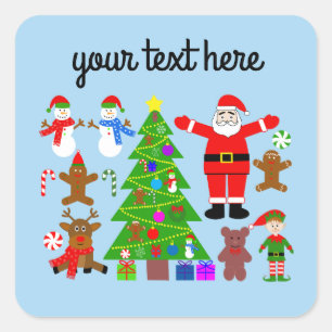 Weihnachts-Ansammlung #3 Stickers