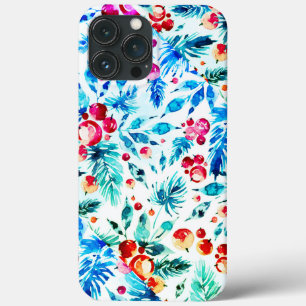 Weihnachts-Aquarelldesign Case-Mate iPhone Case