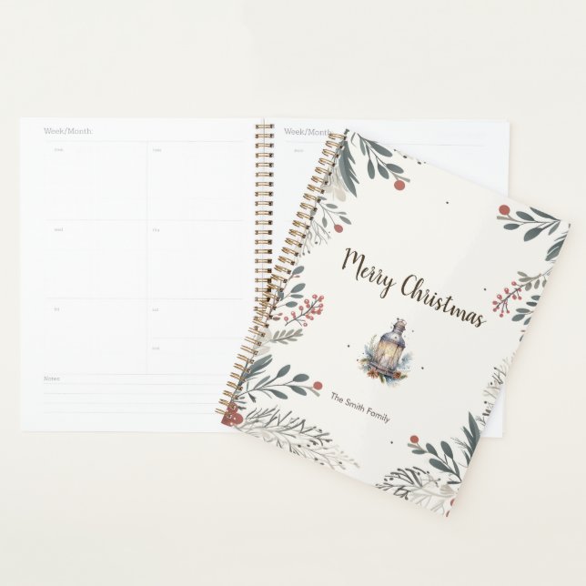 Weihnachts-Aquarellgrüße Planer (Anzeige)
