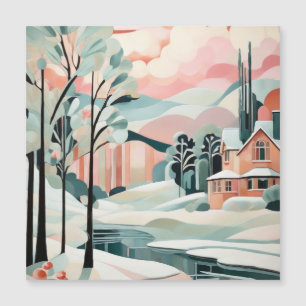 Weihnachts-Art-Deco [ Magnetdesign] Magnetkarte