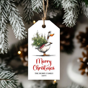 Weihnachts-Ausgefallene-Gans-Humor-Launische Gesch Geschenkanhänger