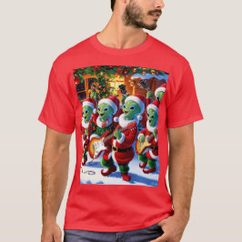 Weihnachts-Außerirdischen T-Shirt