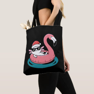 Weihnachts-Axolotl-Santa-Hut-Flamingo-Pool-Schwimm