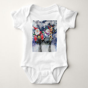 Weihnachts Baby Bodysuit mit Happy Music Band Baby Strampler