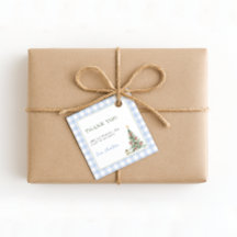 Weihnachts-Baby- Boy-Shower Favor Tags