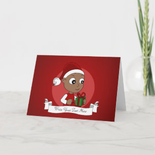 Weihnachts-Baby-Cartoon Feiertagskarte