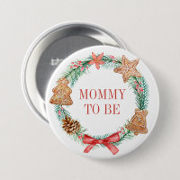 Weihnachts-Baby-Dusche Mommy zu sein