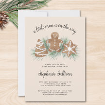 Weihnachts-Baby-Party mit Lebkuchen
