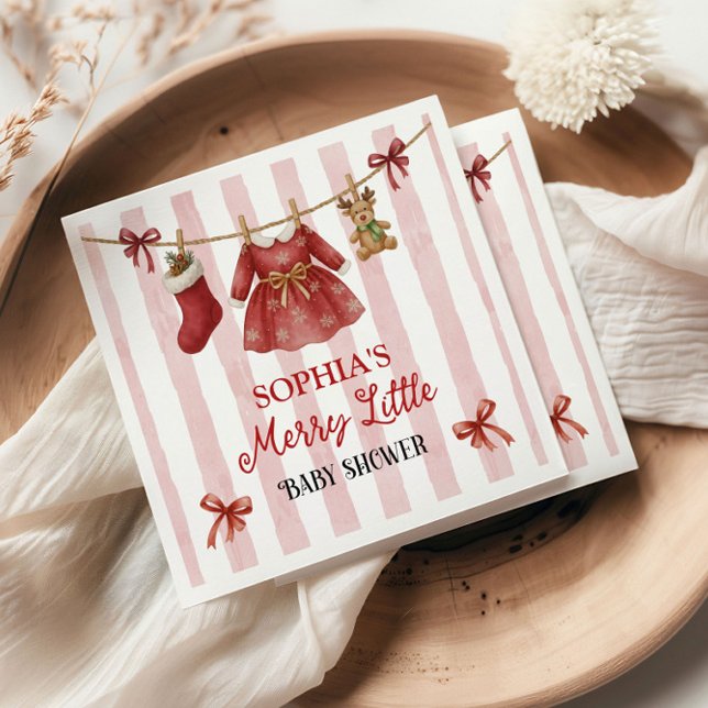 Weihnachts-Baby-Party  Serviette (Von Creator hochgeladen)