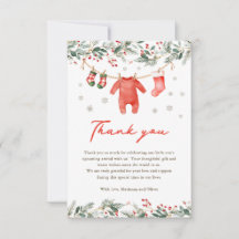 Weihnachts-Baby-Shower