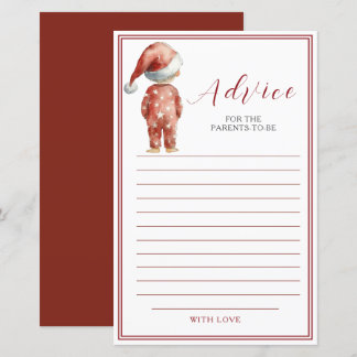 Weihnachts-Baby-Shower-Tipps Santa Baby