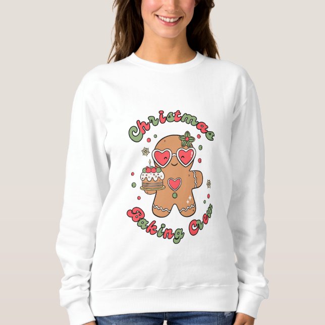 Weihnachts-Back-Crew Sweatshirt (Vorderseite)