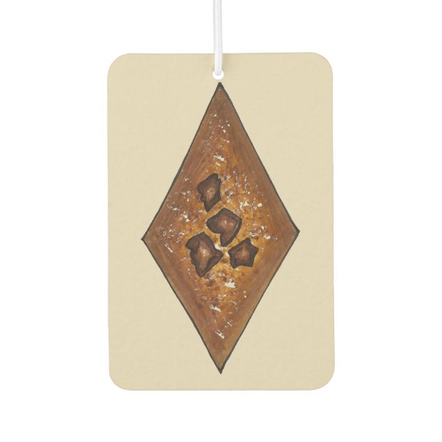 Weihnachts Backkuchen Zimt Sand Tee Weihnachtskeks Autolufterfrischer (Vorderseite)