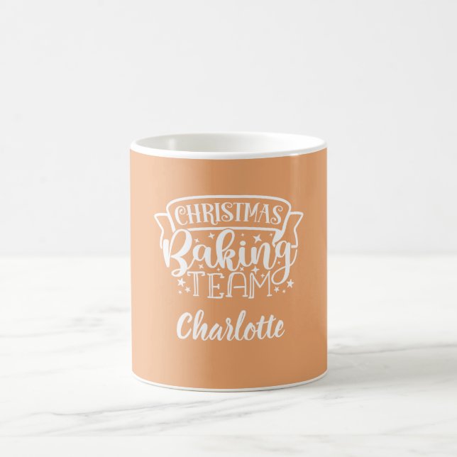 Weihnachts-Backteam! Kaffeetasse (Mittel)