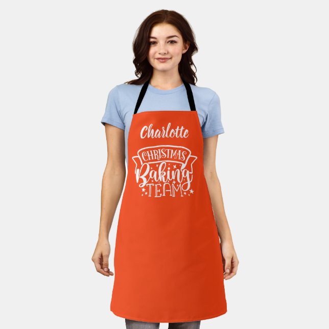 Weihnachts-Backteam! Schürze (Getragen)