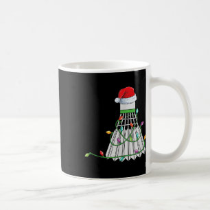 Weihnachts-Badminton-Geschenk-Weihnachtsmannmütze Kaffeetasse