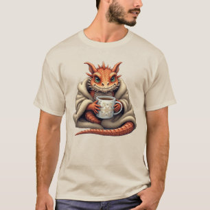 Weihnachts-Bartagame hässliches Geschenk für Kaffe T-Shirt