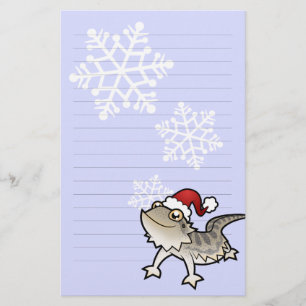 Weihnachts-Bartagame / Rankins Drache Briefpapier