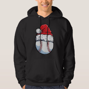 Weihnachts-Baseball-Ball-Weihnachtsmannmütze Xmas Hoodie