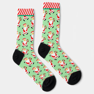 Weihnachts Baseball Feiertag Socken