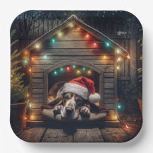 Weihnachts-Baseball-Hütte im Doghouse