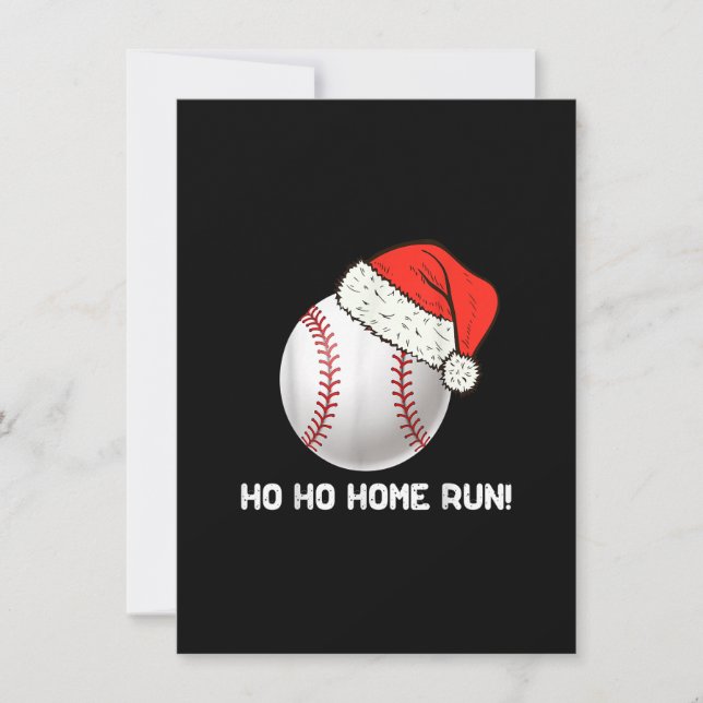 Weihnachts-Baseball-Reindeer-Ornamente Xmas Pajama Einladung (Vorderseite)