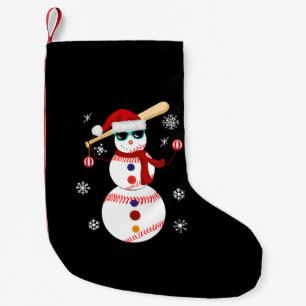 Weihnachts-Baseball-Snowman-Weihnachtsmannmütze Kleiner Weihnachtsstrumpf