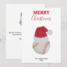 Weihnachts-Baseball-Sportball-Individuelle Name